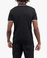 Spring + Mercer Men's Johnny Collar Short Sleeve Sweater Polo