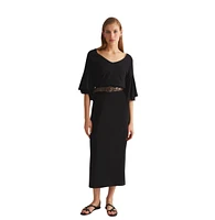 Labeca London Women's Ruffled Sleeve Dress