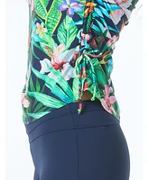 Beach House Sport Women's Side Shirred Rash Guard
