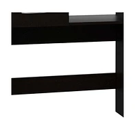 32" Black Computer Desk Desk and Bookshelf Set