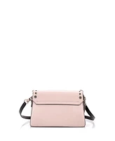 Pre-Owned Givenchy Small GV3 Flap Bag Grommet Embellished Leather