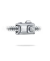 Bling Jewelry Hobby Digital Photography Photo Camera Charm Bead .925Sterling Silver