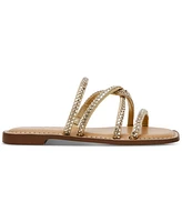 Wild Pair Gabryell Embellished Slip-On Flat Sandals, Created for Macy's