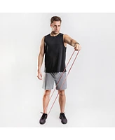 NonZero Gravity 100% Latex-Free Natural Rubber Power Resistance Bands Light Warm-Up Set (6-Piece)