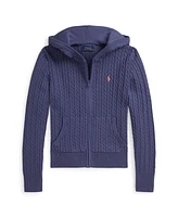 Polo Ralph Lauren Big Girls Mini Cable Full-Zip Hoodie