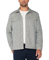 Liverpool Los Angeles Men's Cotton-Blend Patch-Pocket Shirt