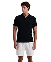 Original Penguin Men's Slim Fit Short Sleeve Terry Open Collar Polo Shirt