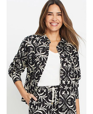 Olsen Women's Ornamental Print Jacket
