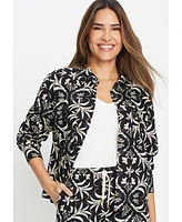 Olsen Women's Ornamental Print Jacket