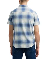 Men's Sagrino Short Sleeve Plaid Button-Front Shirt