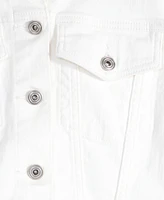 On 34th Women's Elbow Puff Sleeve Denim Jacket, Exclusively at Macy's