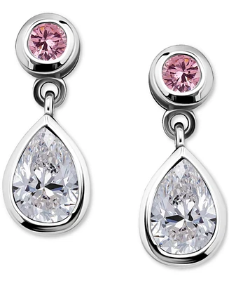 Giani Bernini Cubic Zirconia Drop Earrings Sterling Silver (also 18k Gold over Silver), Exclusively at Macy's