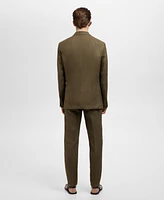 Mango Men's Linen Slim-Fit Amalfi Suit Blazer