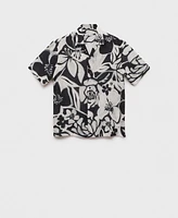 Mango Men's Floral Print Shirt