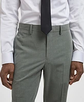 Mango Men's Stretch Fabric Eu Super Slim-Fit Suit Pants