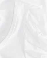 On 34th Women's Balloon-Sleeve Scoop-Neck T-Shirt, Exclusively at Macy's