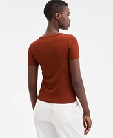 On 34th Women's Ribbed T-Shirt