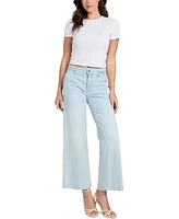 Guess Women's Zoya Mid-Rise Wide-Leg Ankle Jeans