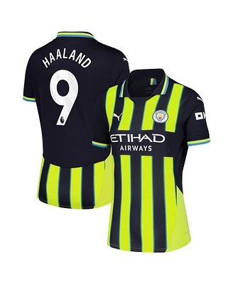 Puma Women's Erling Haaland Navy Manchester City 2024/25 Away Replica Player Jersey