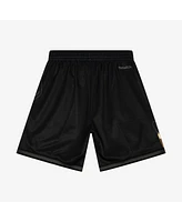 Mitchell & Ness Men's Black San Antonio Spurs Big Face 4.0 Fashion Shorts