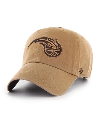 '47 Brand Men's Tan Orlando Magic Ballpark Clean Up Adjustable Hat