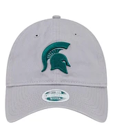 New Era Women's Gray Michigan State Spartans Logo 9TWENTY Adjustable Hat