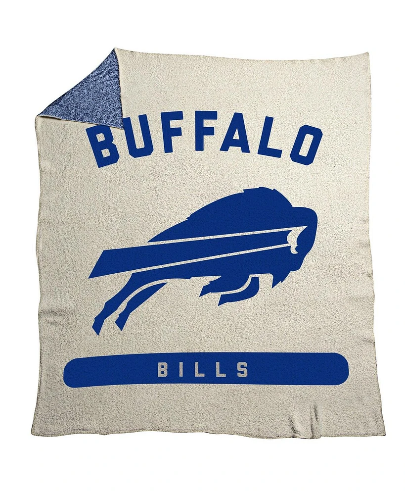 Logo Brands Buffalo Bills 50" x 60" Luxe Dreams Throw Blanket