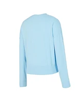 Concepts Sport Women's 2-Piece Light Blue Philadelphia Phillies Elevation Tri-Blend Long Sleeve T-Shirt and Shorts Set