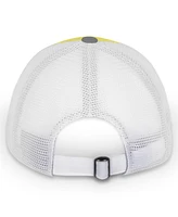 Checkered Flag Sports Women's Yellow/White Ryan Blaney Pit Box Adjustable Trucker Hat