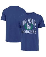 '47 Brand Men's Royal Los Angeles Dodgers Pitchout Franklin T-Shirt