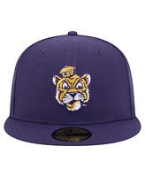 New Era Men's Purple Lsu Tigers Vault 59FIFTY Fitted Hat