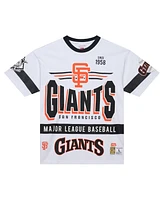 Mitchell & Ness Men's White San Francisco Giants Cooperstown Collection Team Origins Premium T-Shirt