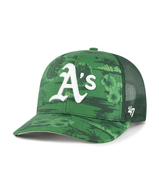 '47 Brand Men's Green Athletics Fiji Trucker Adjustable Hat
