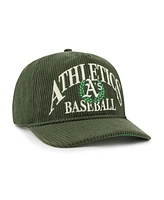 '47 Brand Men's Dark Green Athletics Pitchout Rope Hitch Adjustable Hat