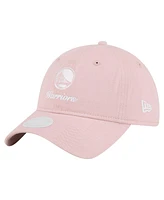New Era Women's Pink Golden State Warriors Gameday Preppy 9TWENTY Adjustable Hat