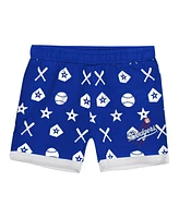 Outerstuff Baby Boys and Girls 2-Piece Blue Los Angeles Dodgers On Deck Diaper Cover Set