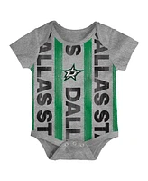 Outerstuff Newborn 3-Pack Dallas Stars Loyal Buddies Bodysuit Set