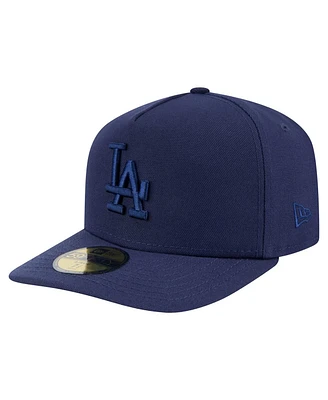 New Era Men's Navy Los Angeles Dodgers Color Pack A-Frame 59FIFTY Fitted Hat