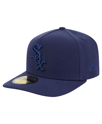 New Era Men's Navy Chicago White Sox Color Pack A-Frame 59FIFTY Fitted Hat