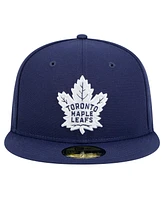 New Era Men's Navy Toronto Maple Leafs Core 59FIFTY Fitted Hat