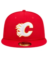 New Era Men's Red Calgary Flames Core 59FIFTY Fitted Hat