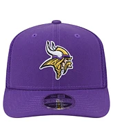 New Era Men's Purple Minnesota Vikings Main Trucker 9SEVENTY Stretch snap Hat