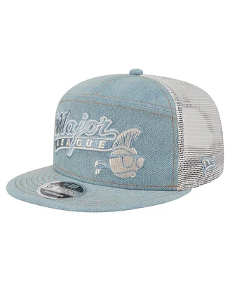 New Era Men's Denim Major League Denim 9FIFTY Snapback Hat