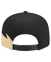 New Era Men's Black/Tan Lafc Jagged 9FIFTY Snapback Hat