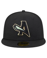 New Era Men's Black Augusta GreenJackets Authentic Collection 59FIFTY Fitted Hat