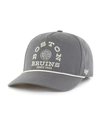 '47 Brand Men's Charcoal Boston Bruins Canyon Ranchero Hitch Adjustable Hat