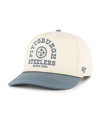 '47 Brand Men's Cream Pittsburgh Steelers Ranchero Hitch Adjustable Hat