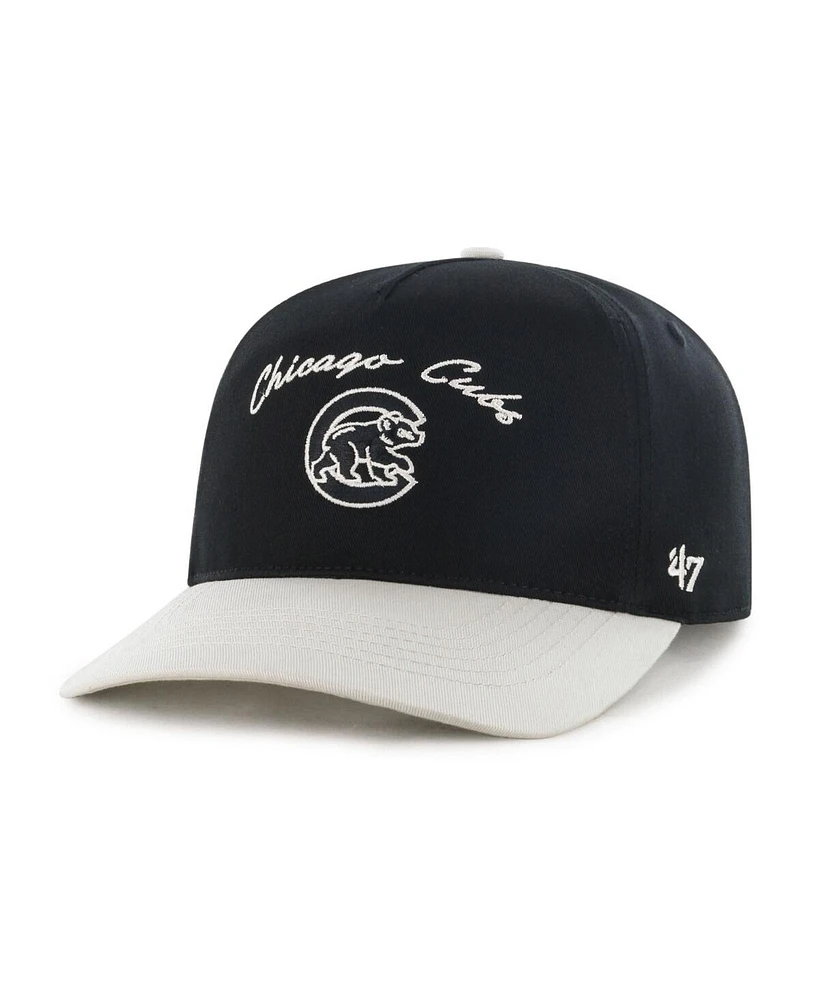 '47 Brand Men's Black Chicago Cubs Stable Hitch Adjustable Hat