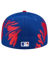 New Era Men's Royal/Red Chicago Cubs Retro Pattern 59FIFTY Fitted Hat