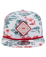 New Era Men's White San Francisco 49ers Adventure Golfer Snapback Hat
